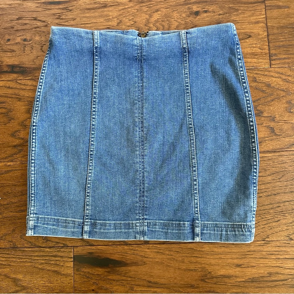Free People Denim Mini Skirt size 8
